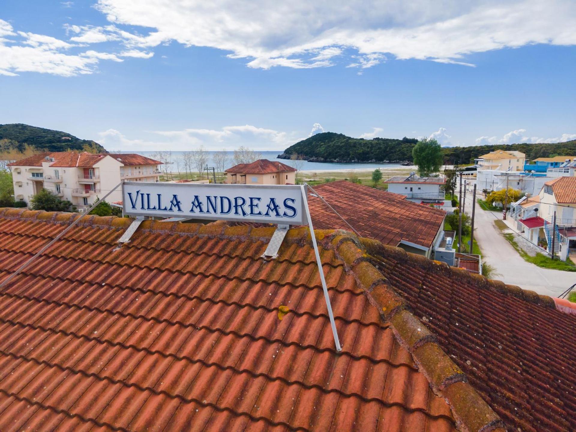Aparthotel Andreas à Ammoudia Extérieur photo
