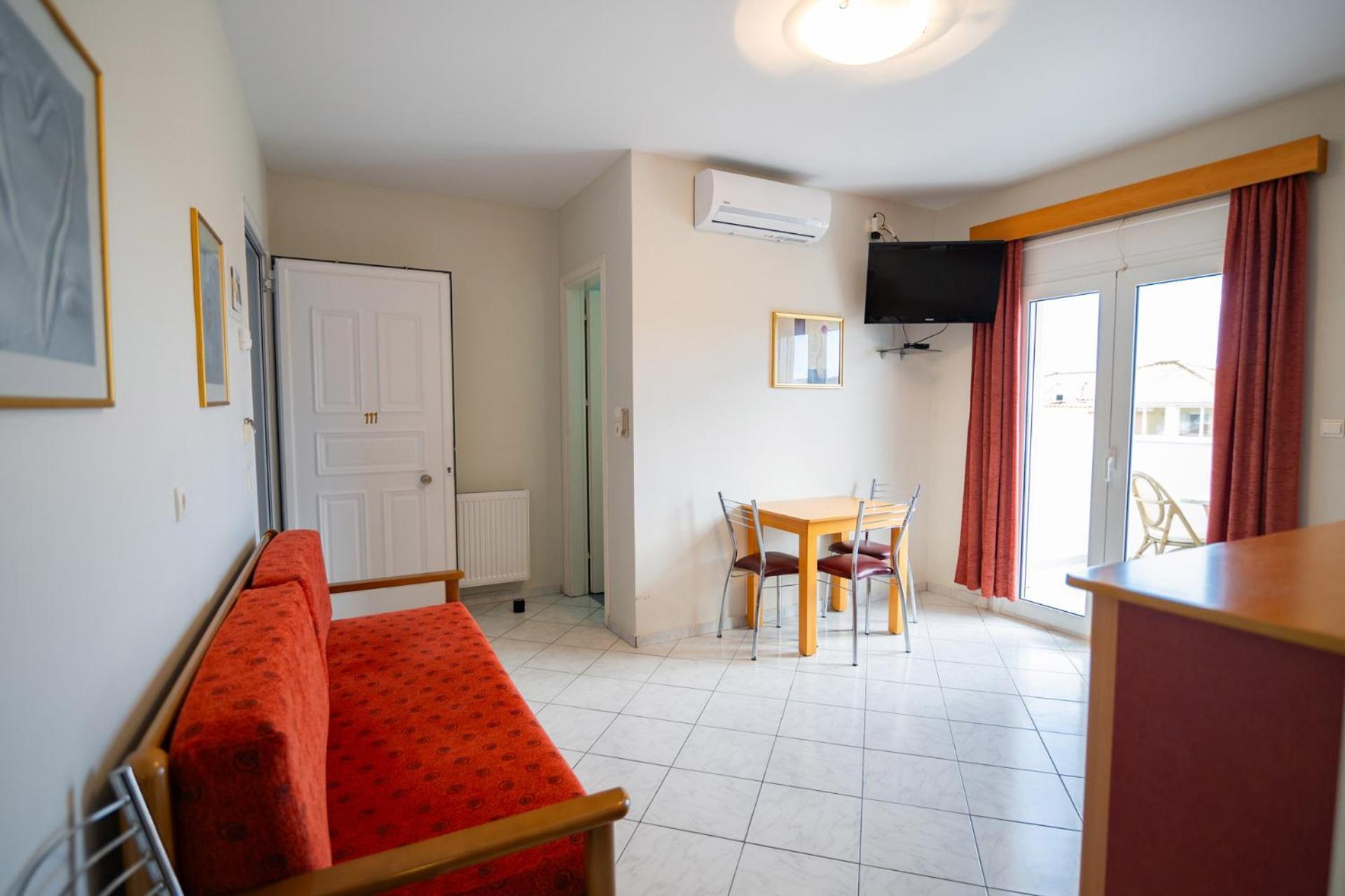 Aparthotel Andreas à Ammoudia Extérieur photo